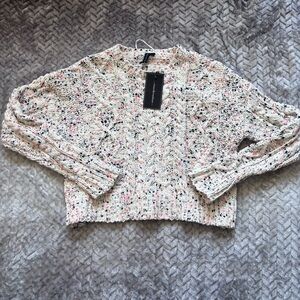 NWT Moon and Madison multicolored Knit sweater size XS